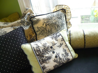 toile pillows