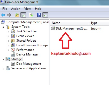 Blog Kapten Teknologi: Cara Partisi Hardisk Windows 7