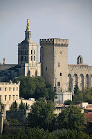 Photograph of the Palais des Papes, Avignon, France.