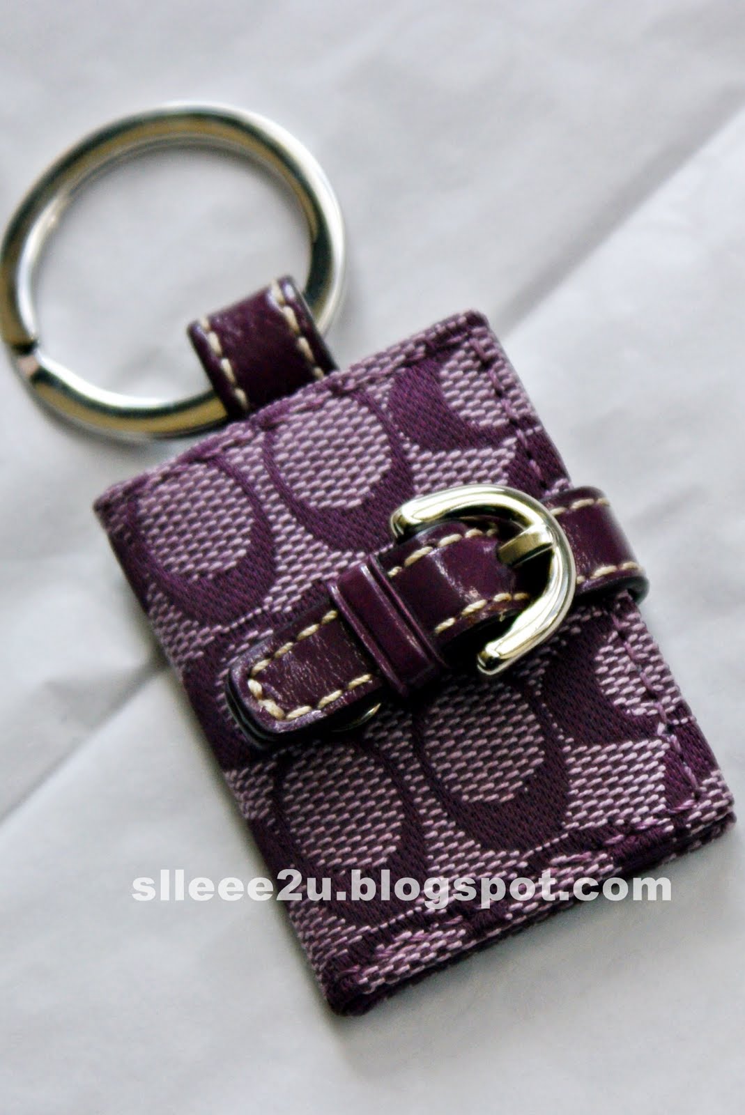 A Little Something for Everyone Coach Signature Picture Frame Key Fob