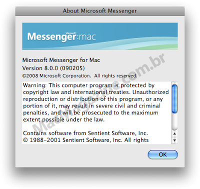 msn 8 1 - MSN Messenger 8 Mac OSX avec Video : Bientot Dispo (images)