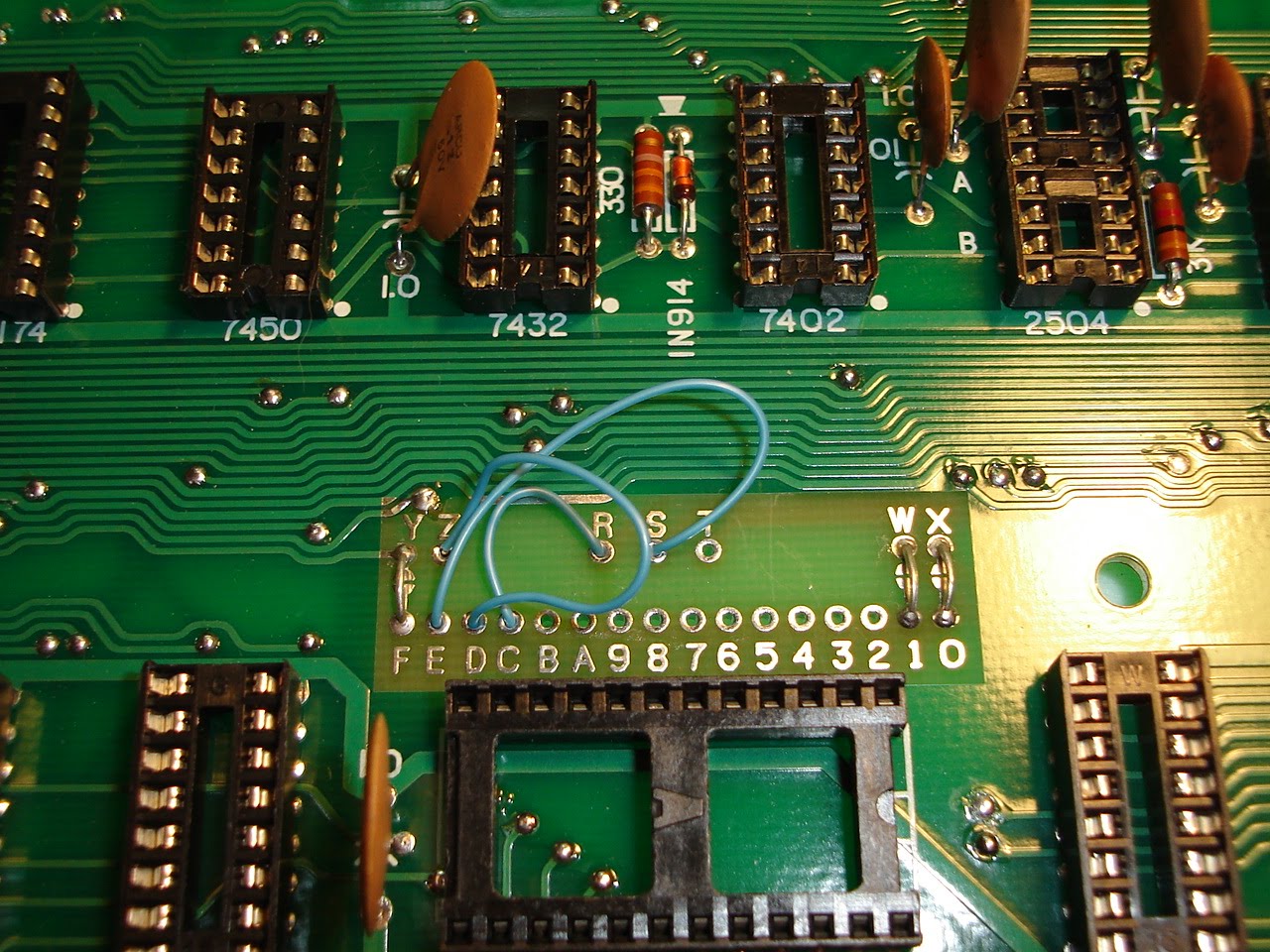 The Apple 1 Computer 1976: Chip Select Jumper Configuration