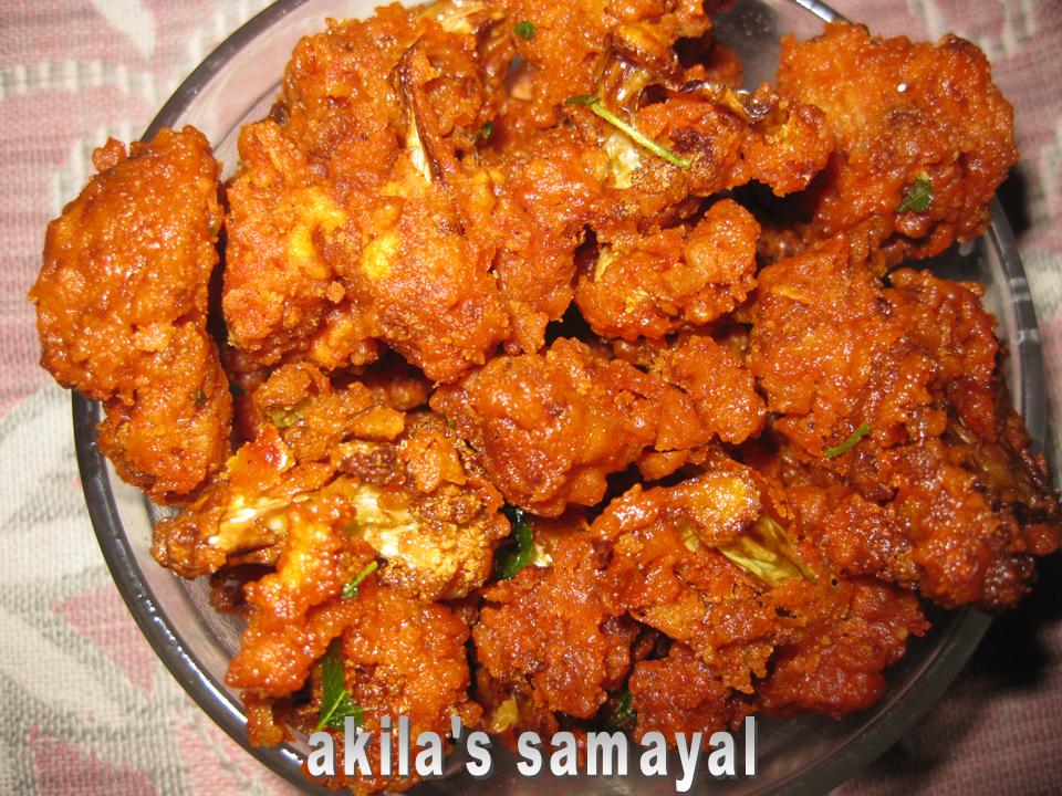 Learningtocook Cauliflower pakoda (Cauliflower pakora)
