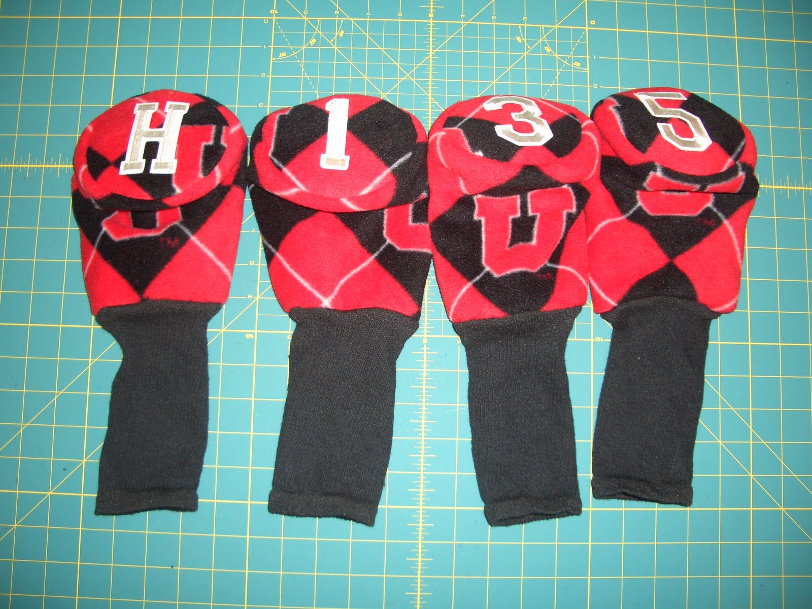 We Luv 2 Craft Homemade Golf Club Covers