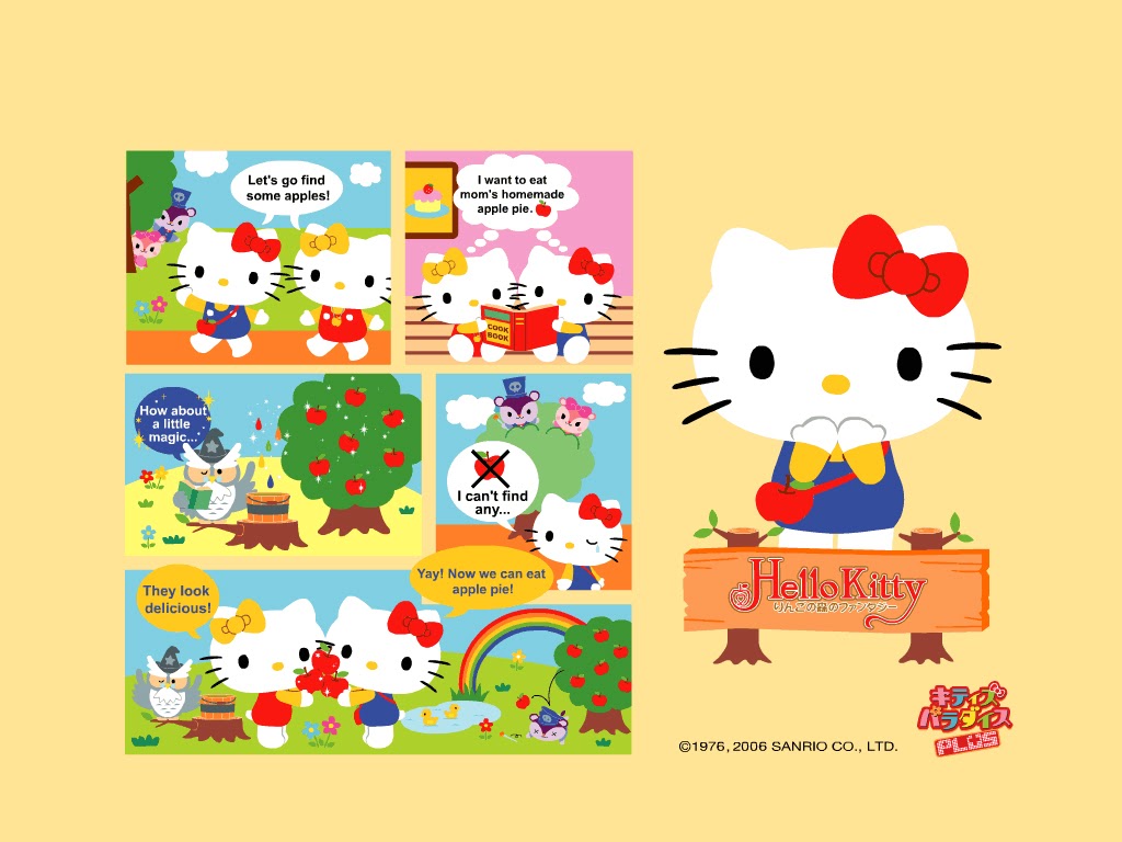 Mimmy and Hello Kitty: Wallpaper Mimmy and Hello Kitty Comics