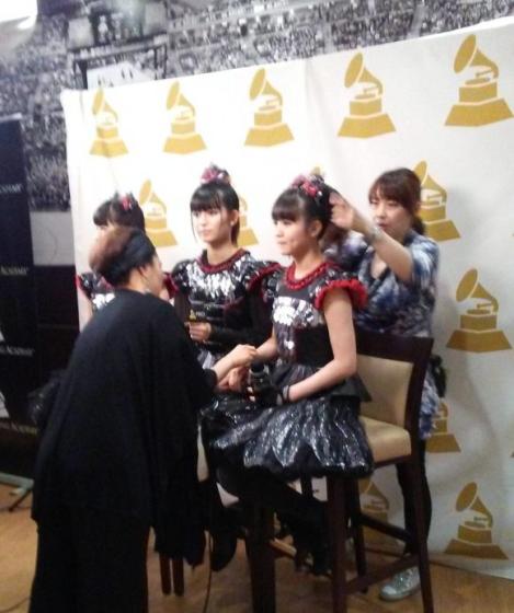 BABYMETAL preparing for an interview
