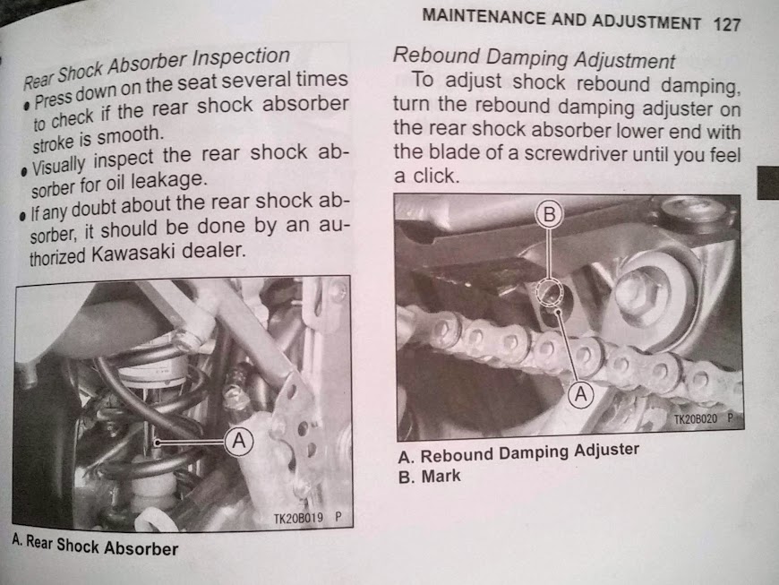 Tim's Motorcycle Diaries: Kawasaki KLX250 Suspension Adjustment