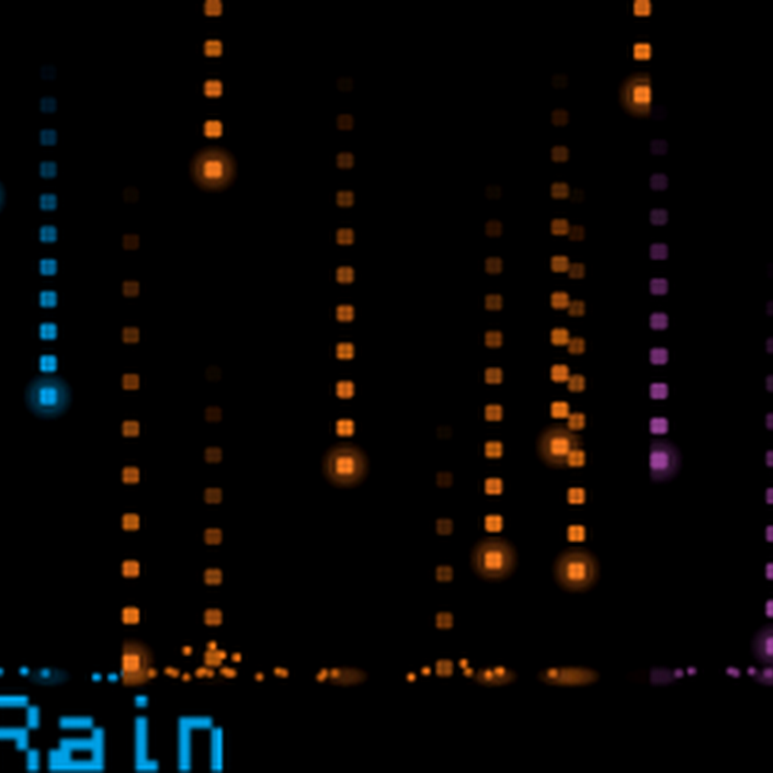 Pixel Rain Live Wallpaper
