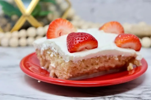 Strawberry Tres Leches Cake