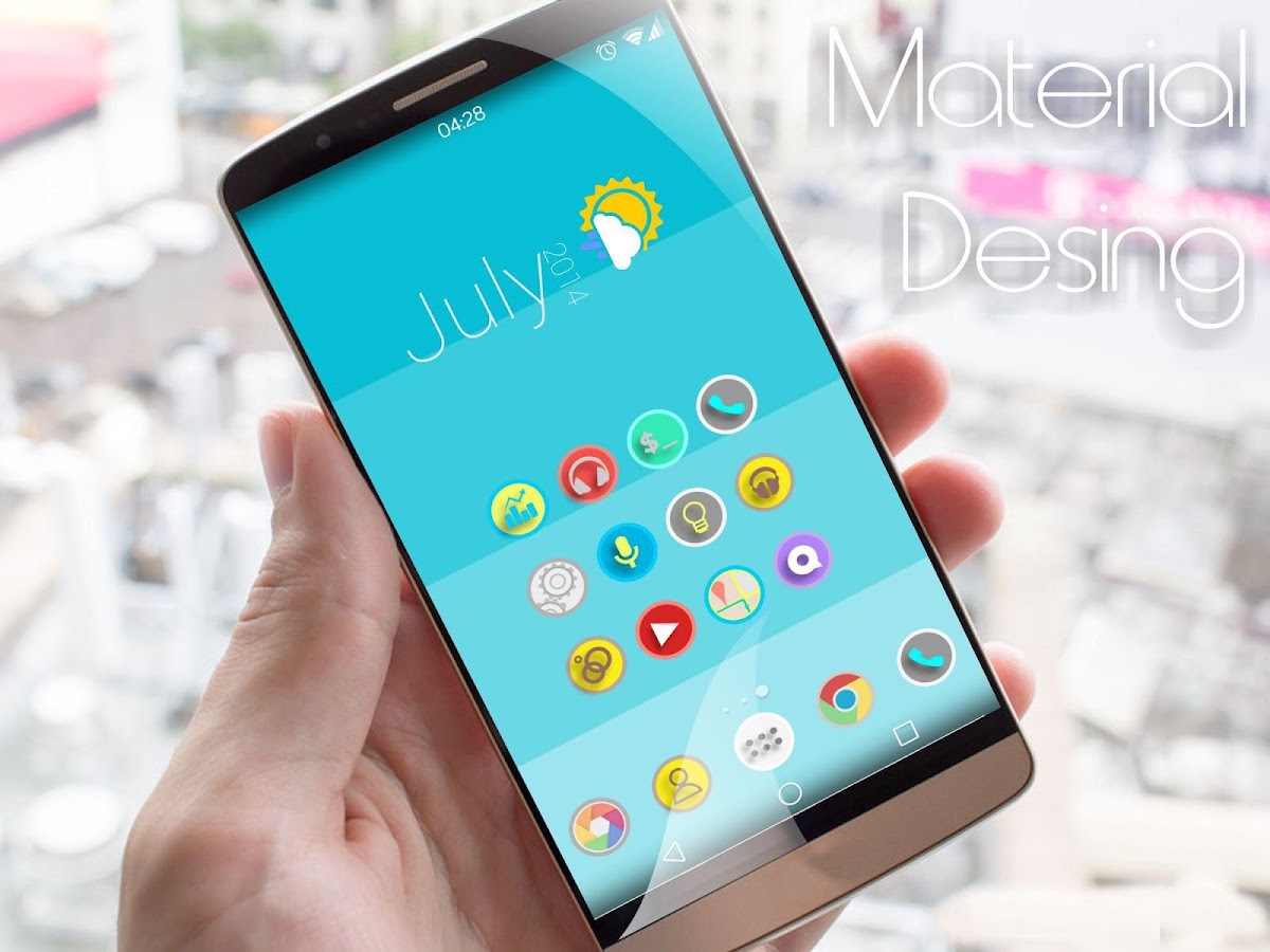 Lollipop Material Design Theme v3 APK indir