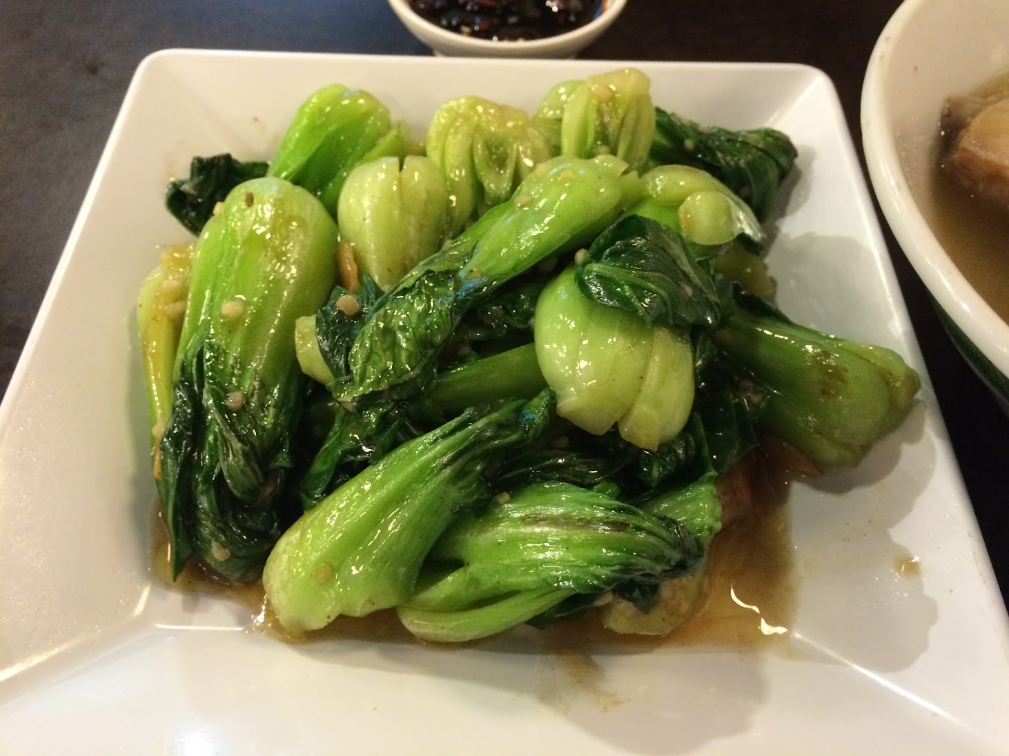 Baby Cabbage w/ salted fish garlic