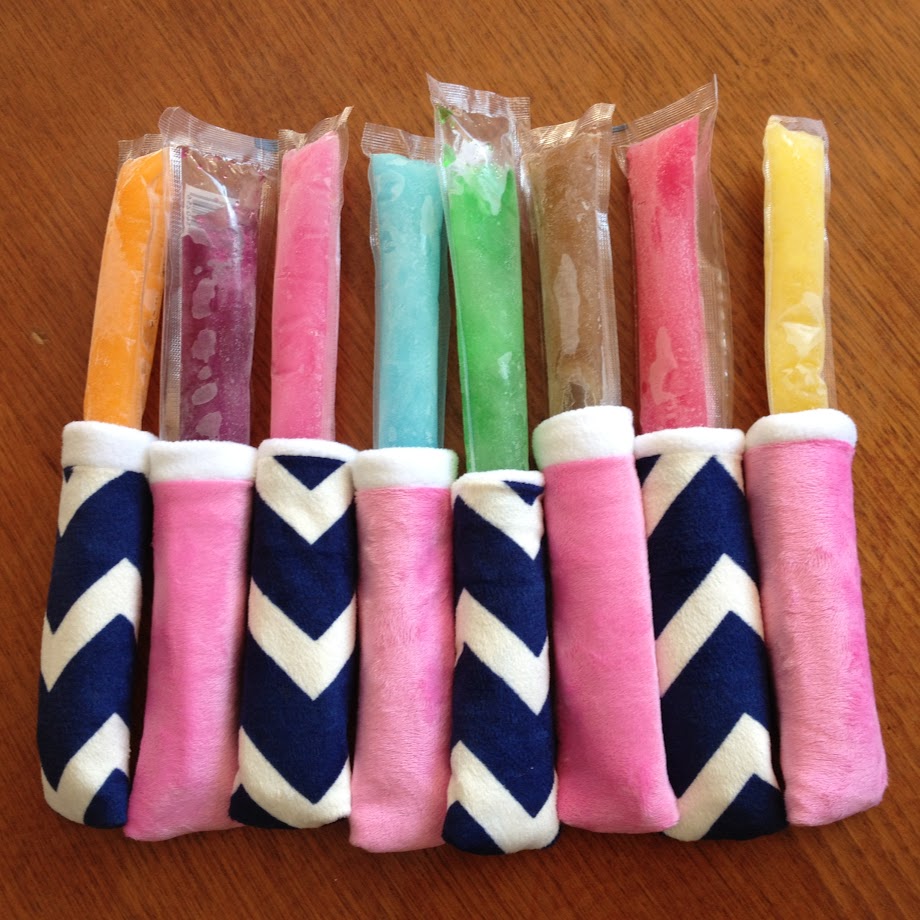 Faith and Felt Obsession Back to School Stick Icy Pole Sleeves Tutorial