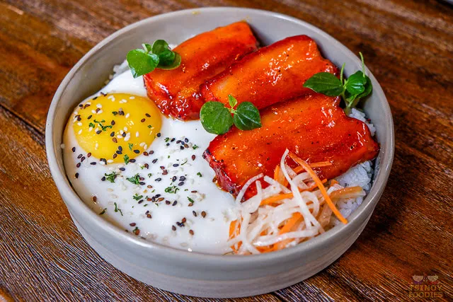 hickory bbq pork belly bowl