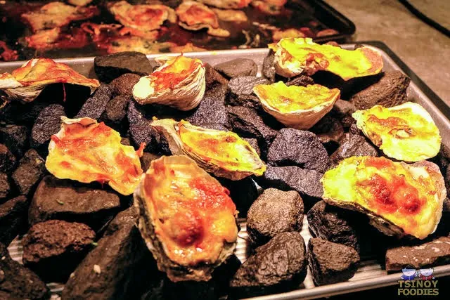 baked oysters with cheese