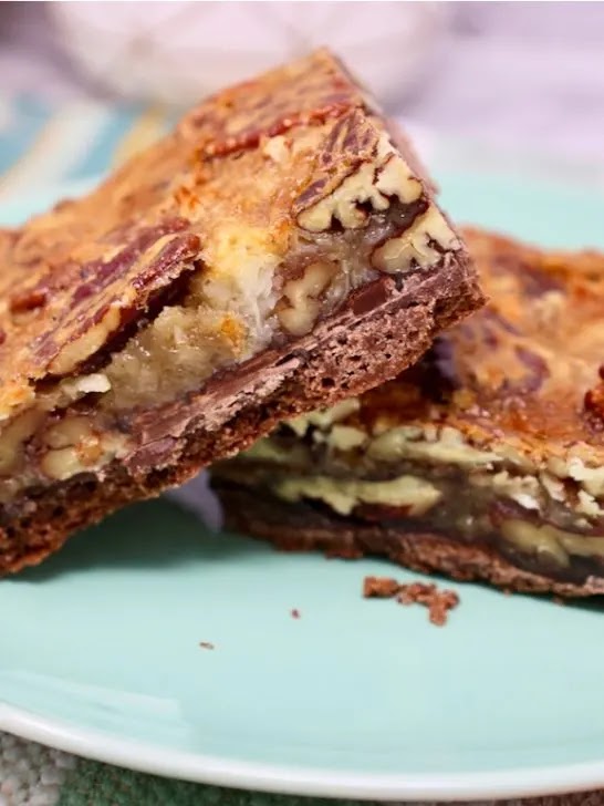 German Chocolate Pecan Pie Bars