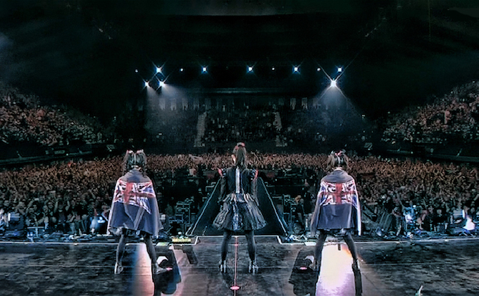 BABYMETAL performing at Wembley Arena in the UK