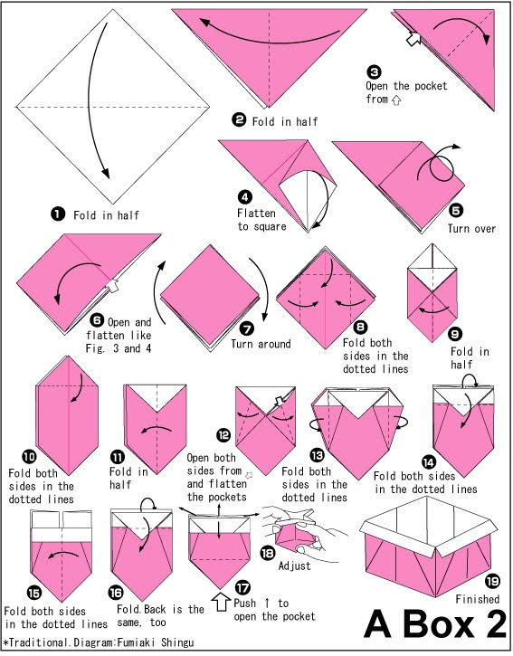 පෙට්ටියක් හදමු (Origami Box 2) - Your Choice Way