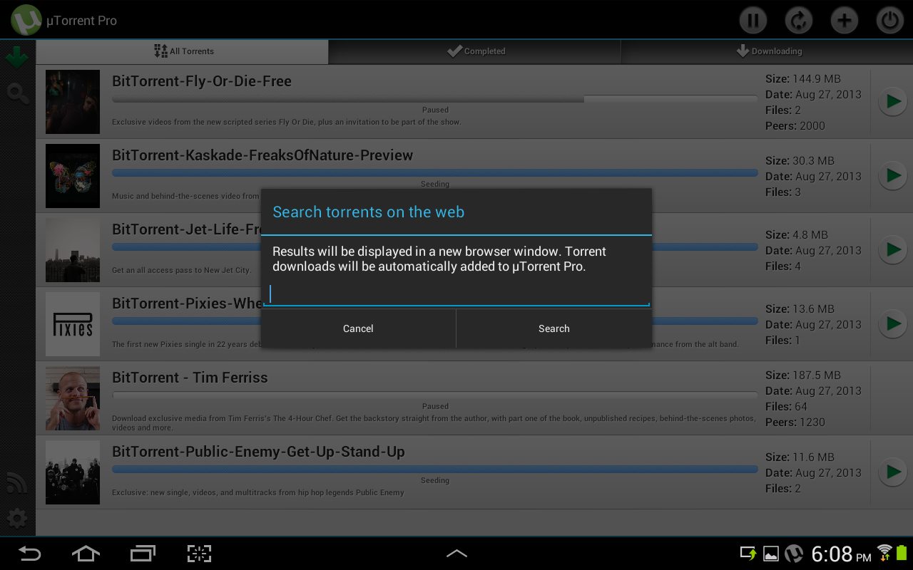 µTorrent® Pro - Torrent App v1.21 APK Media & Video Apps Free Download