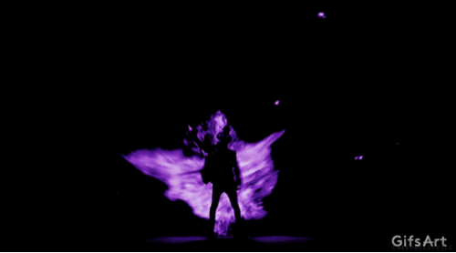 freetoedit gif fire purple man gif by @kimmytasset