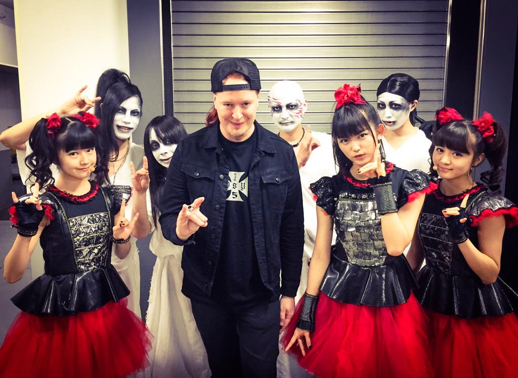 Michael Amott with BABYMETAL