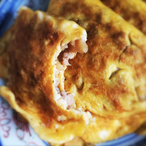 Egg Omelet, Minced Pork, Preserved Radish, 菜脯,  煎蛋角, chinese , recipe, choi poh, preserved turnip
