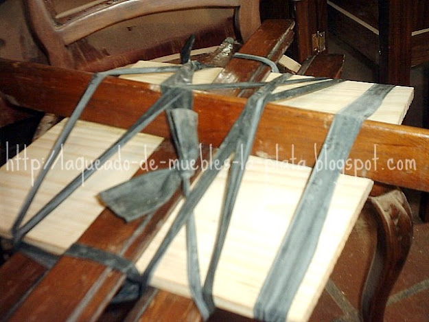 encolar 2 tablas de madera usando cámaras d bicicleta fácil