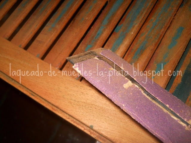 lijar un mueble antes de pintar