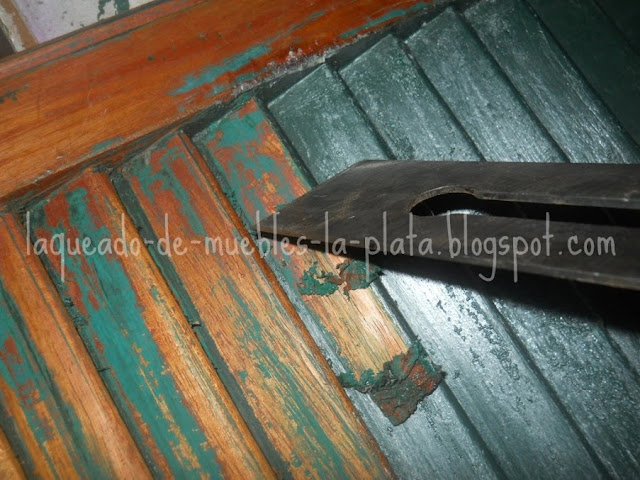 quitar pintura de muebles fácil