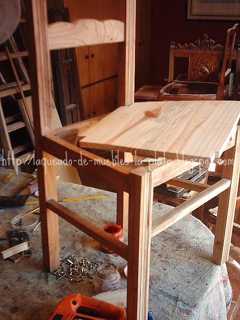 restaurar sillas de madera hacer mas fuertes y resistentes cambiar asiento