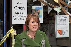Harriet Harman MP at the opening of The Comma Project Harriet Harman MP at the opening of The Comma Project