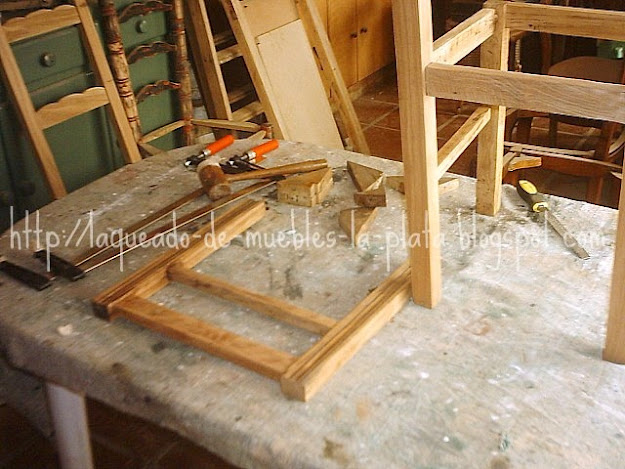 re-encolar sillas maderas flojas