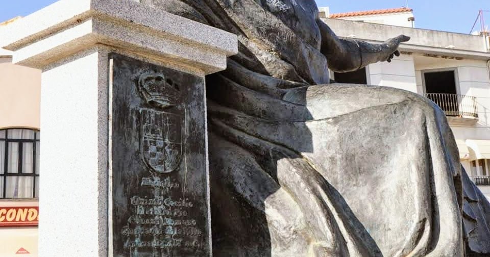 VESPAÑABADAJOZ Monumento al cónsul Quinto Cecilio Metelo Pío