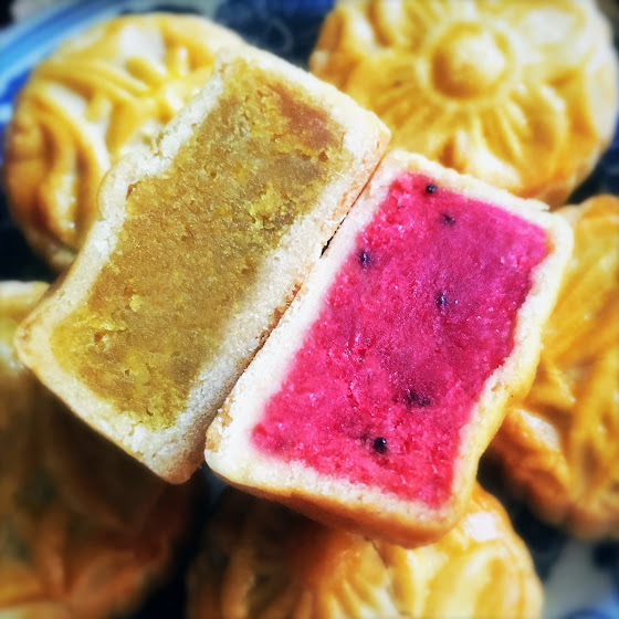 Fruit Mooncake, chinese, mooncake, recipe, mango mooncake, dragonfruit mooncake,  水果月餅, 芒果月餅, 火龍果月餅