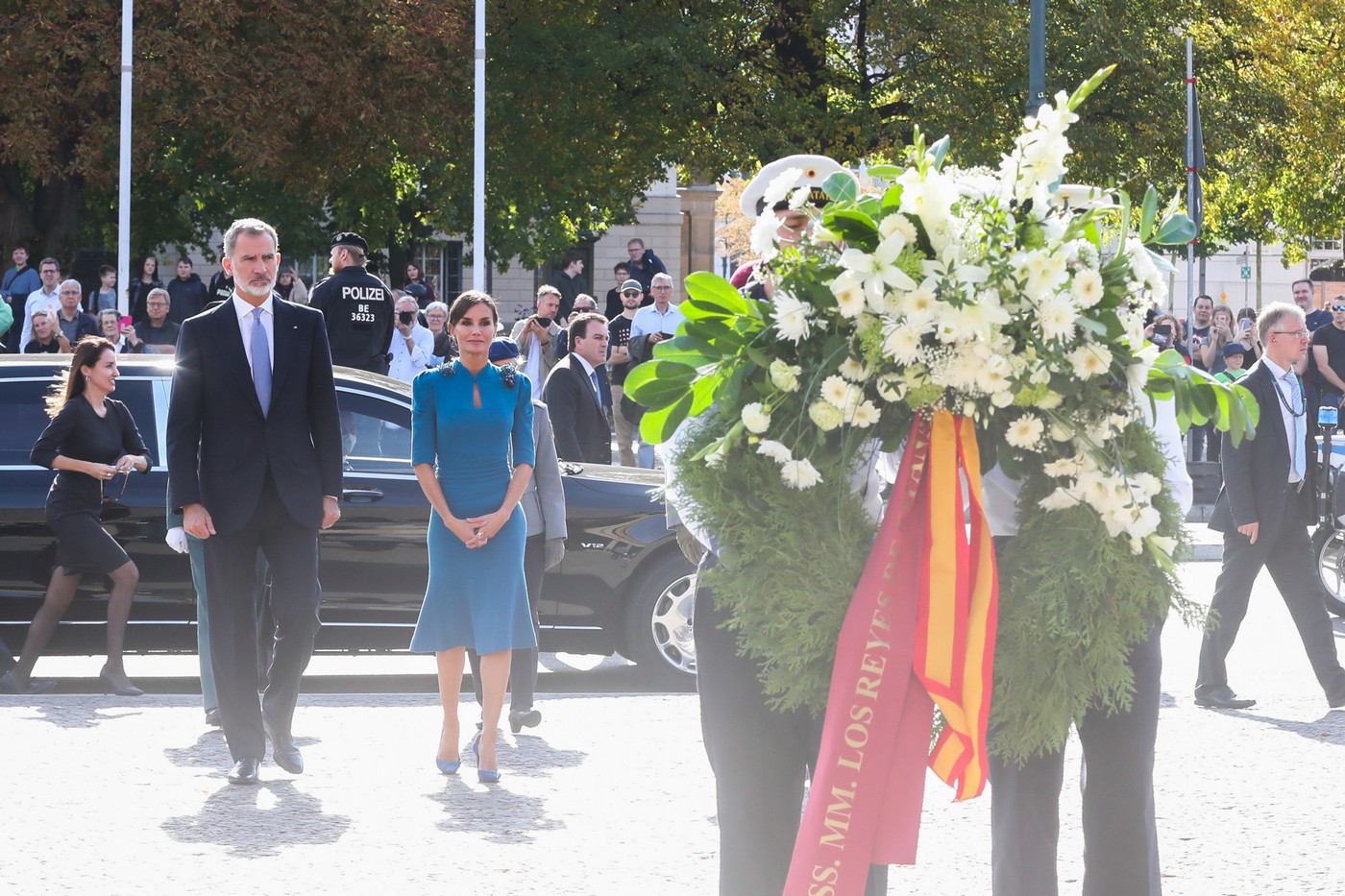 The President and First Lady of Germany, Frank-Walter Steinmeier and Elke Büdenbender, officially welcomed King Felipe and Queen Letizia of Spain at the Bellevue Palace in Berlin with Military Honours