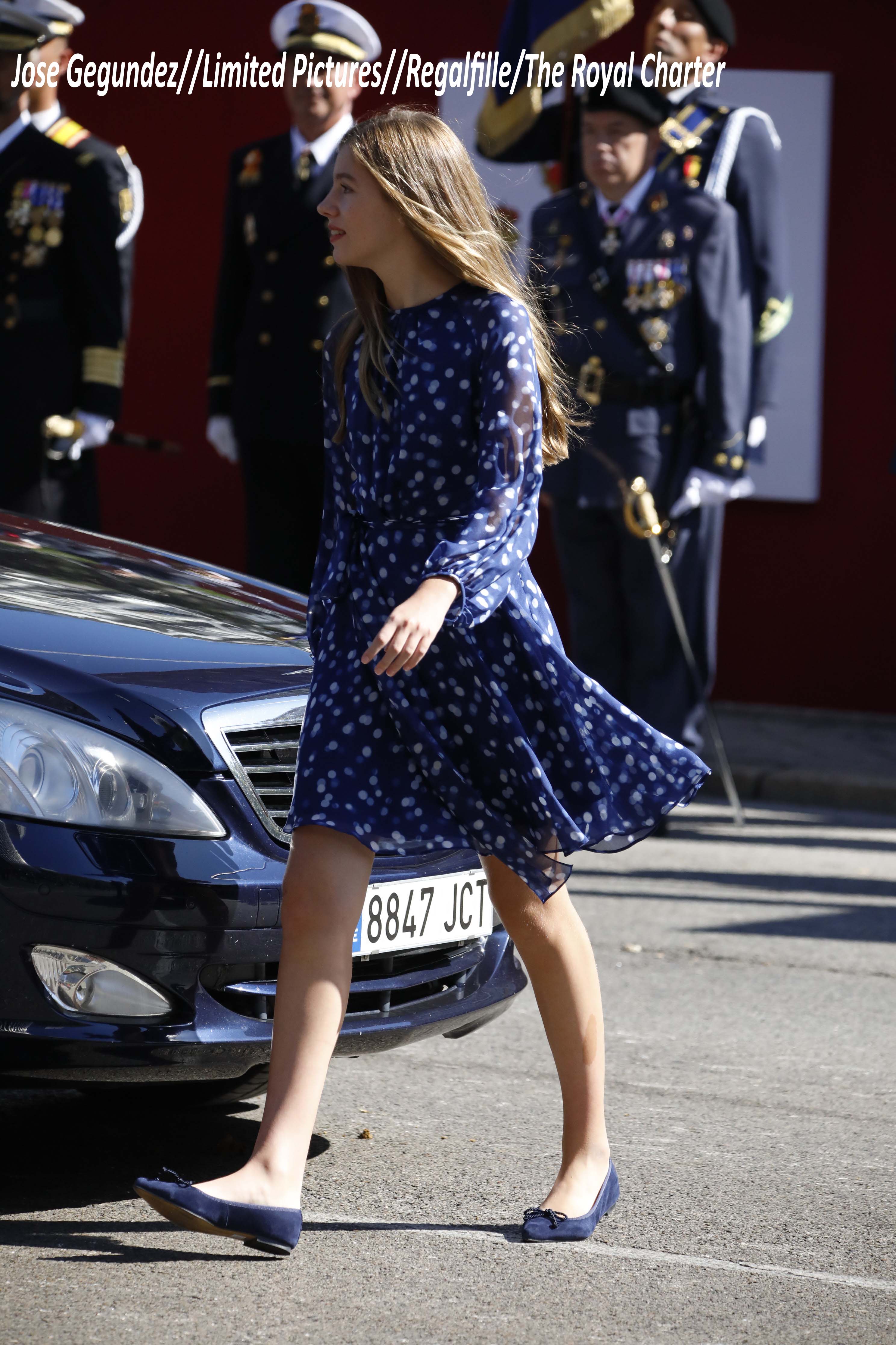 Infanta Sofia of Spain has been attending Annual National Day Parade for a long time