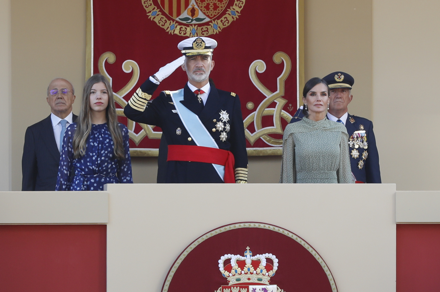 Infanta Sofia attended Spanish National Day Celebrations