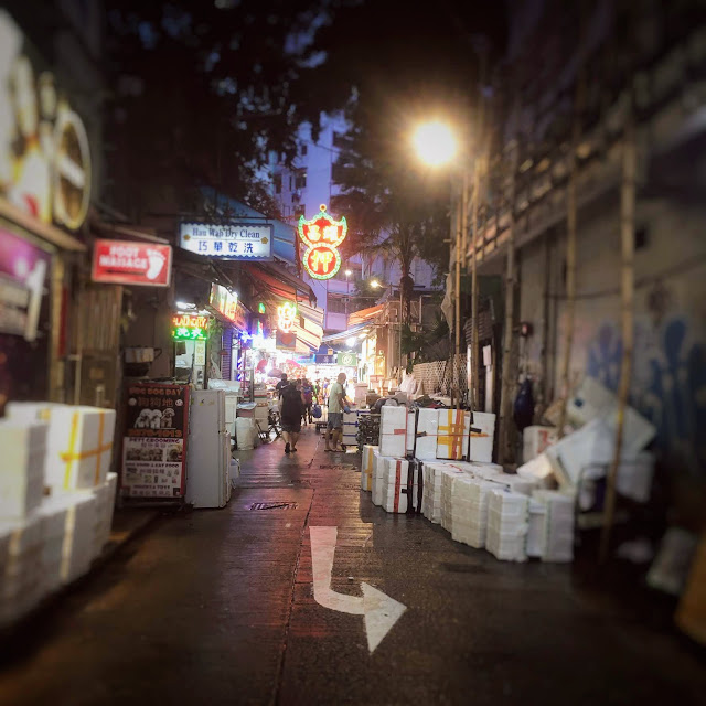 twilight, city, hong kong, 薄暮時分, 香港, streets