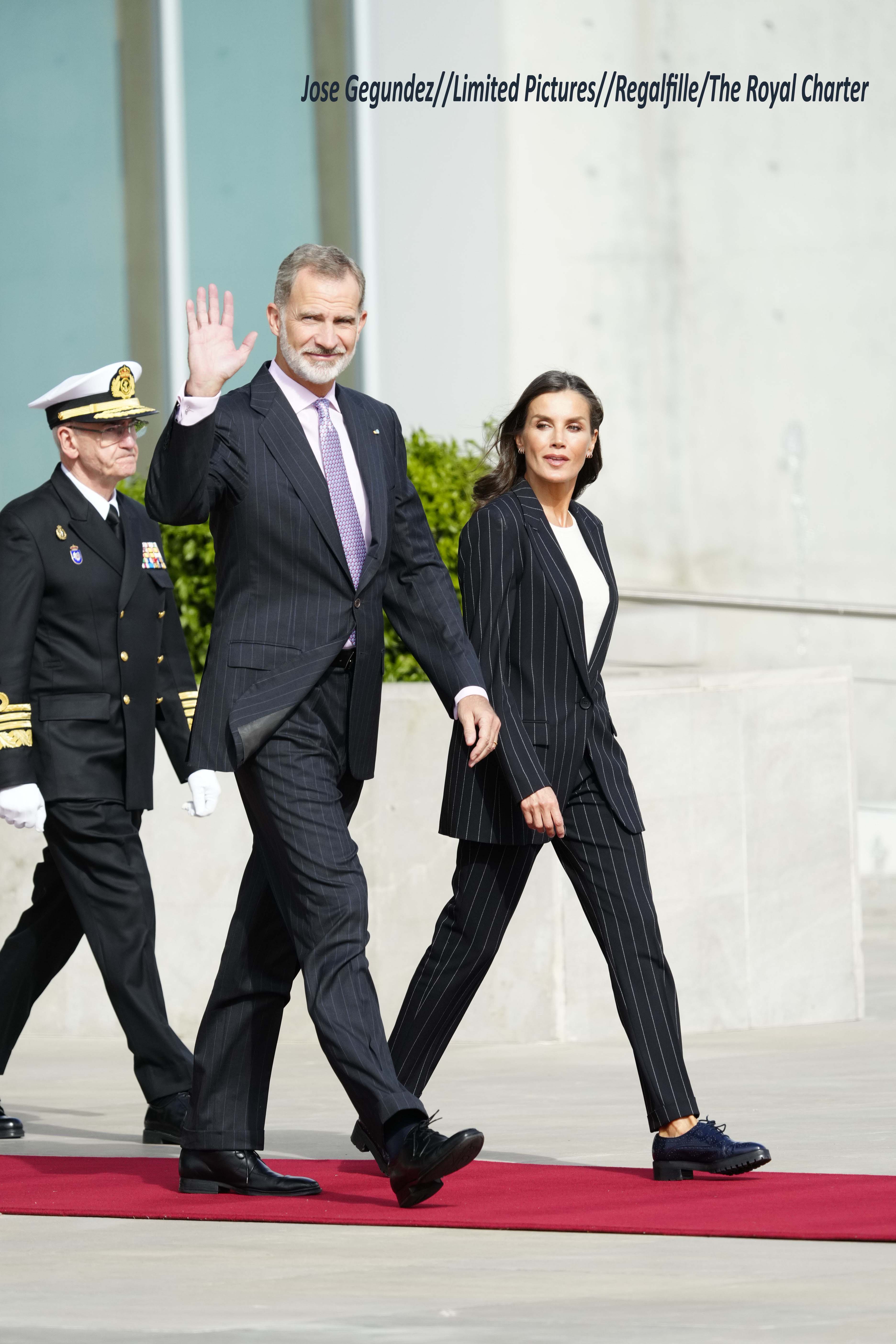 King Felipe and Queen Letizia for Berlin from Madrid