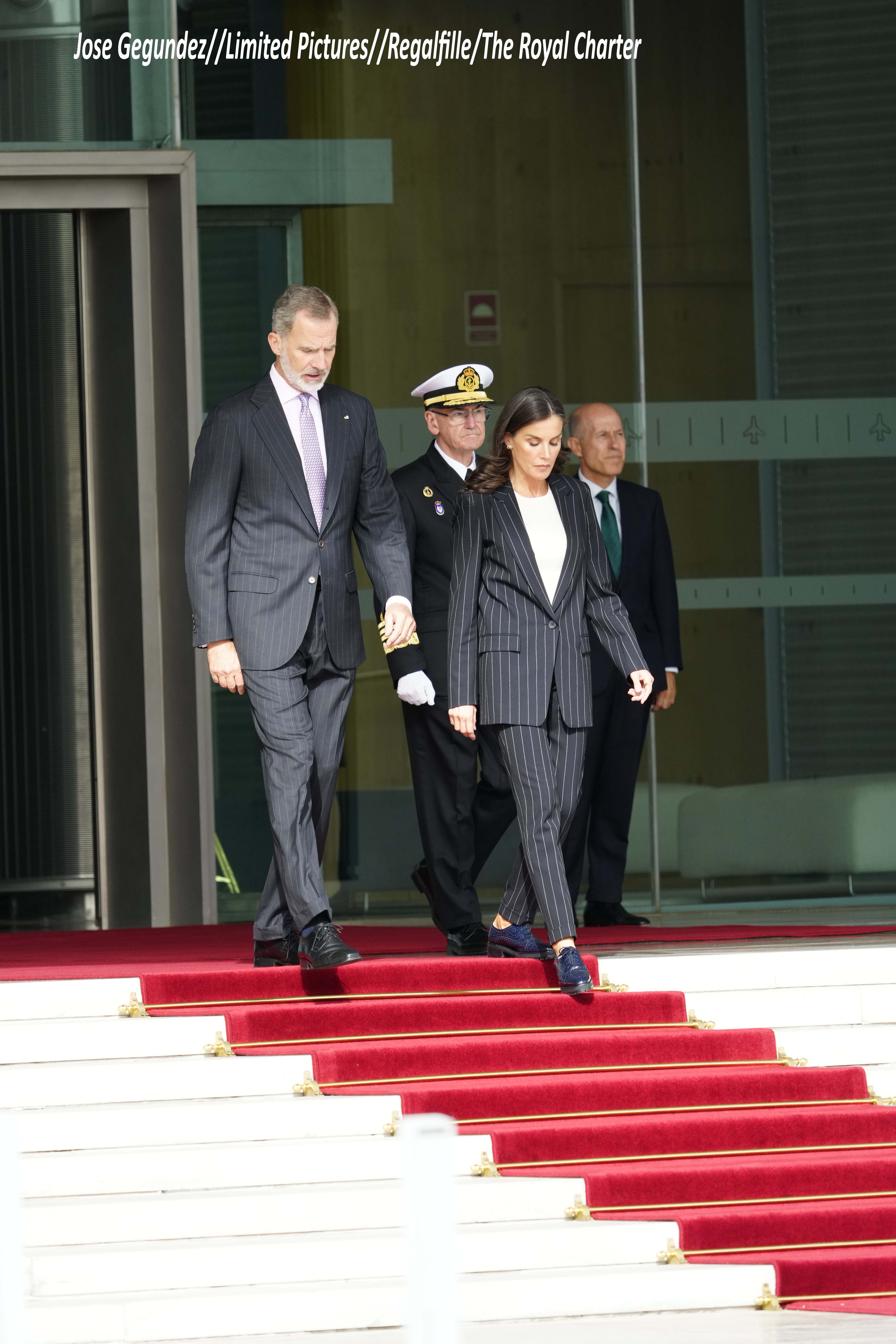 King Felipe and Queen Letizia for Berlin from Madrid