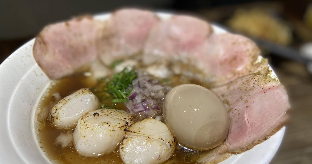 [食記] 台北公館 墨洋拉麵|有生食級干貝的拉麵