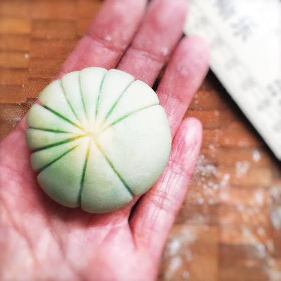 Nerikiri,Flower,japanese,wagashi,Chrysanthemum,cake,White Bean Paste