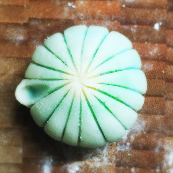 Nerikiri,Flower,japanese,wagashi,Chrysanthemum,cake,White Bean Paste