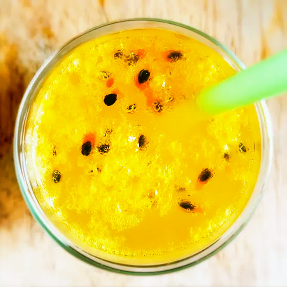 Passion Fruit Soda, passion fruit, fruit, drink, recipe, soda, homemade, tropical fruit, non alcoholic