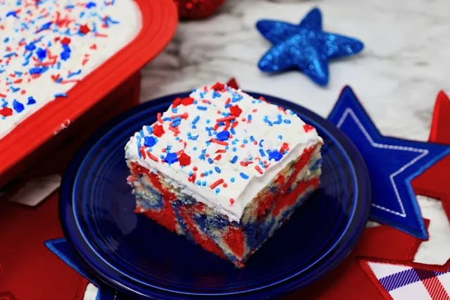 Patriotic Poke Cake