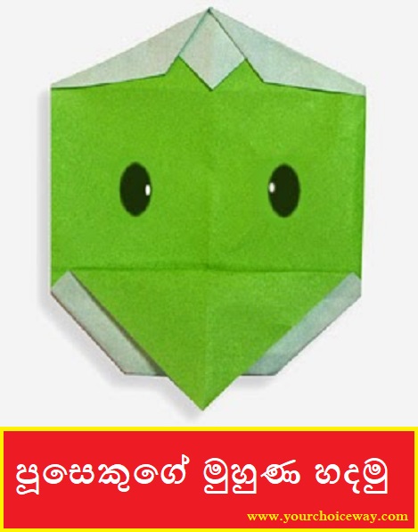 කප්පාගේ මුහුණ හදමු (Origami Kappa(Face)) - Your Choice Way