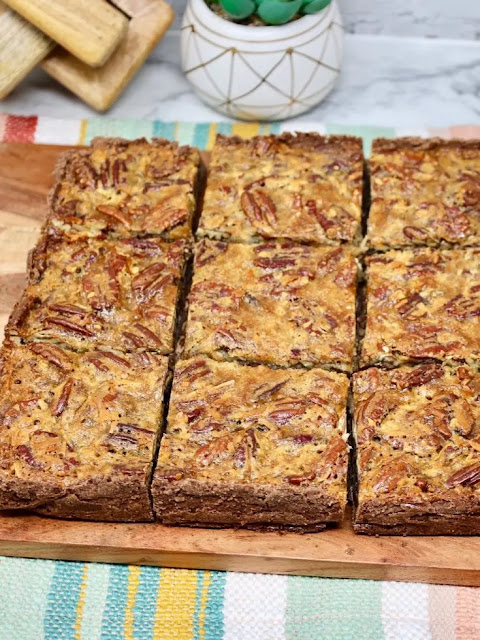 German Chocolate Pecan Pie Bars