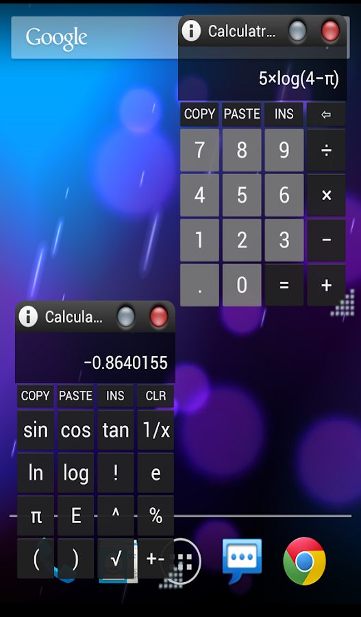 Калькулятор на экран телефона