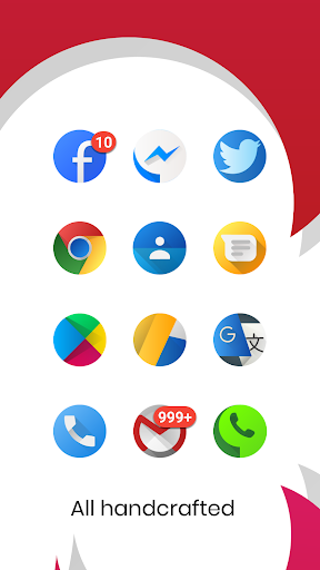 Oreo Silver Circle Icon Pack
