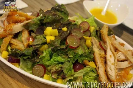 crispy chicken mango salad