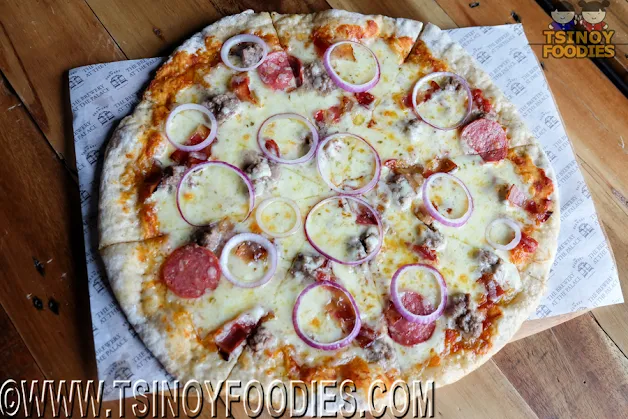 all meat pizza